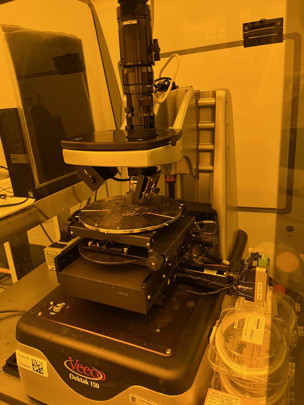 Veeco Dektak 150 installed in a cleanroom
